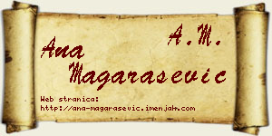 Ana Magarašević vizit kartica